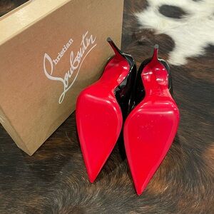 Christian Louboutin Black Patent Heels